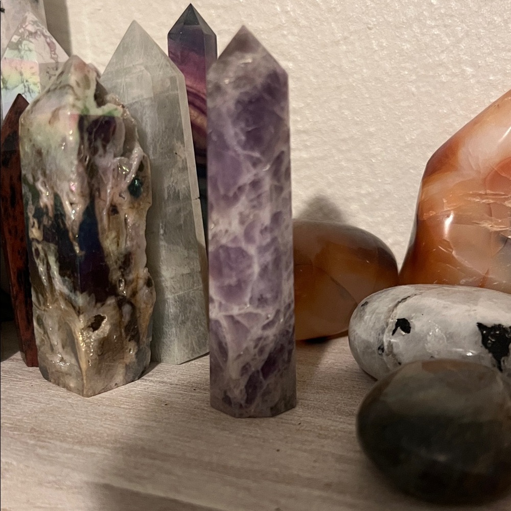 Snowflake Amethyst Crystal Tower only for @kathleen1947